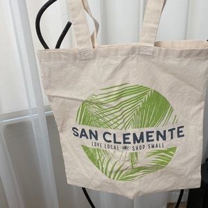 Cool San Clemente Love Local Shop Small Tote